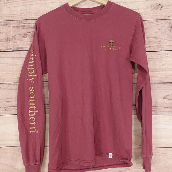 SIMPLY SOUTHERN COLLECTION BELIEVE IN MAGIC CHRISTMAS PUPPY LONG SLEEVE TSHIRT S - Picture 3 of 7